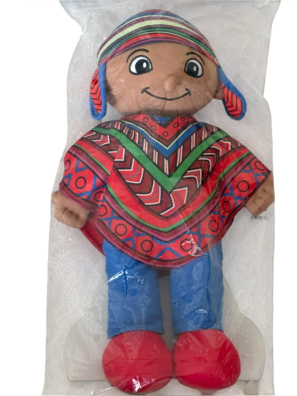Lakeshore NEW Learning Dolls Around the World Plush Peruvian Boy Sealed Washable